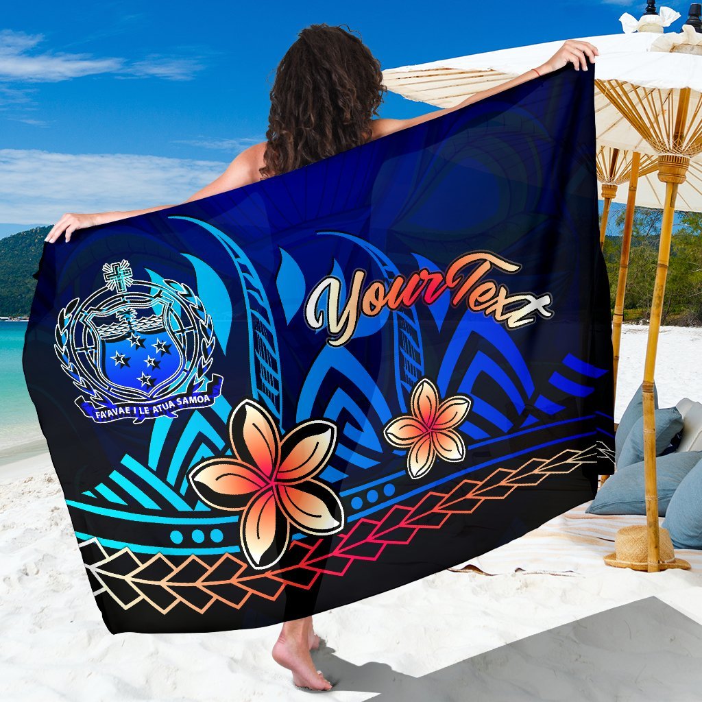 Samoa Custom Personalised Sarong - Vintage Tribal Mountain Sarong - scsd - Polynesian Pride