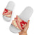 Polynesian Slide Sandals 39 White - Polynesian Pride