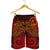 Chuuk Men's Shorts - Red Shark Polynesian Tattoo - Polynesian Pride