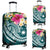 The Philippines Luggage Covers - Summer Plumeria (Turquoise) - Polynesian Pride