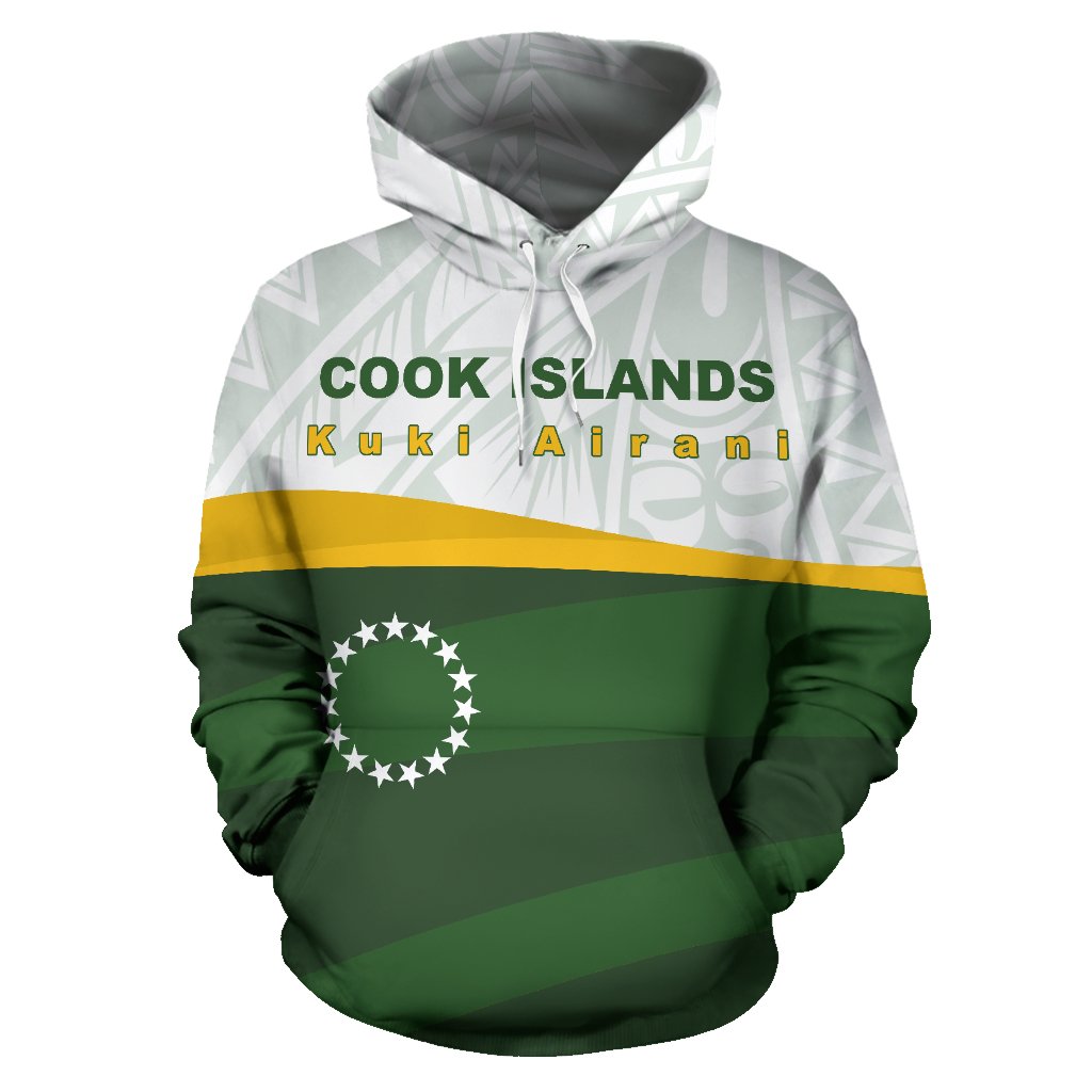 Cook Islands Hoodie Unisex Black - Polynesian Pride