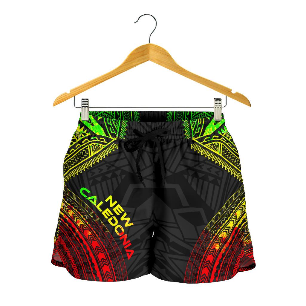 New Caledonia Women's Shorts - Polynesian Chief Reggae Version Women Reggae - Polynesian Pride