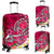 Hawaii Luggage Covers - Turtle Plumeria Polynesian Tattoo Pink Color - Polynesian Pride