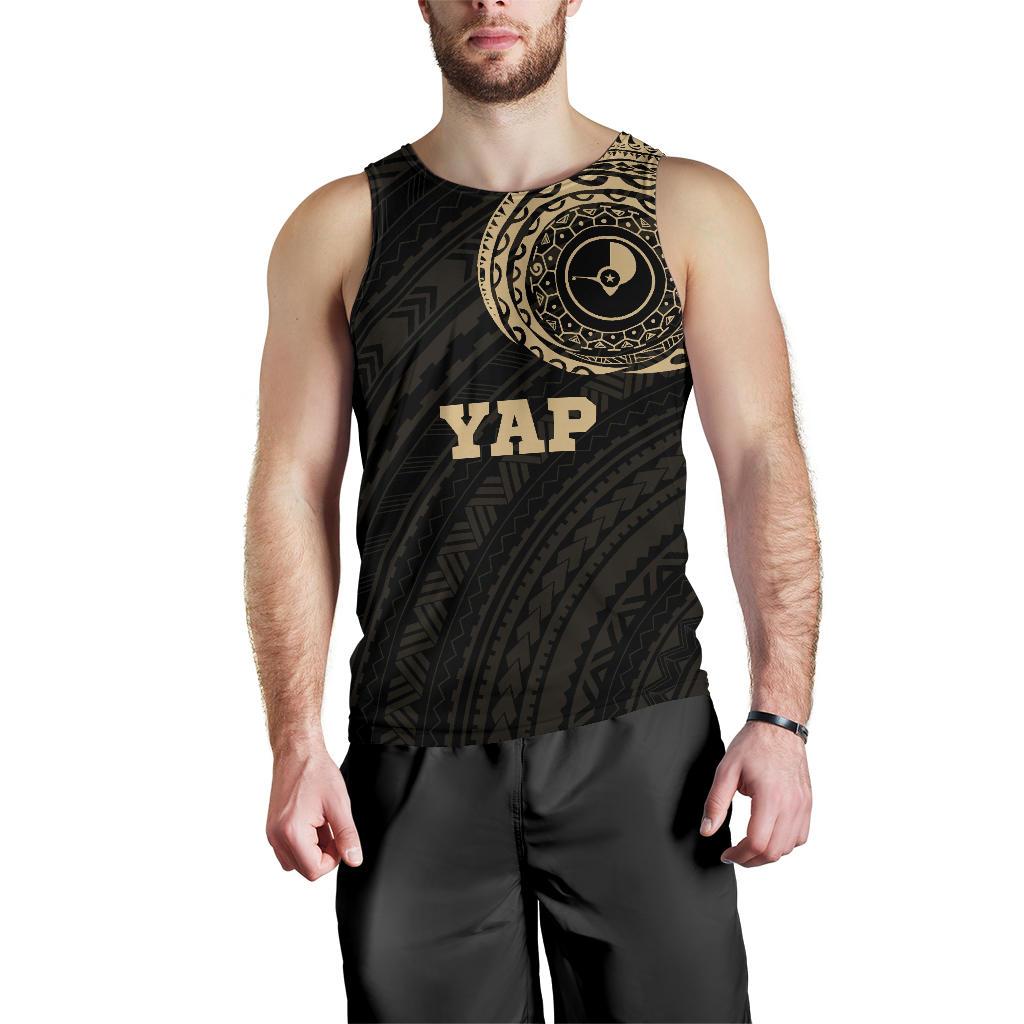 Yap Micronesia Tattoo Tank Top A7 - Polynesian Pride