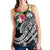 FSM Polynesian Women's Racerback Tank - Summer Plumeria (Black) - Polynesian Pride