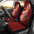 American Samoa Car Seat Covers - AS Seal Polynesian Patterns Plumeria Universal Fit Red - Polynesian Pride