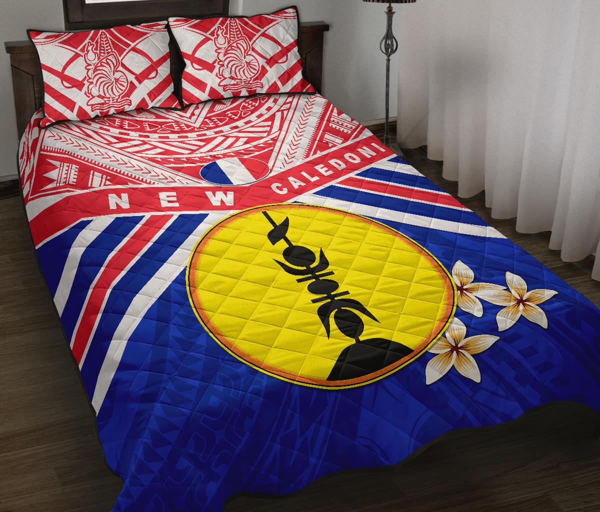 New Caledonia Rugby Quilt Bed Set Polynesian - Polynesian Pride