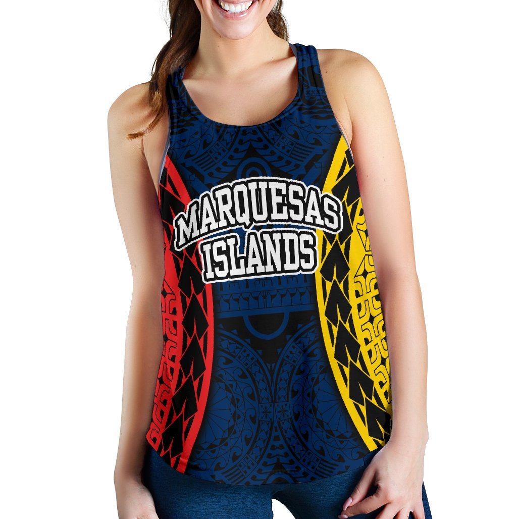 Marquesas Islands Special Women's Racerback Tank Top A0 - Polynesian Pride
