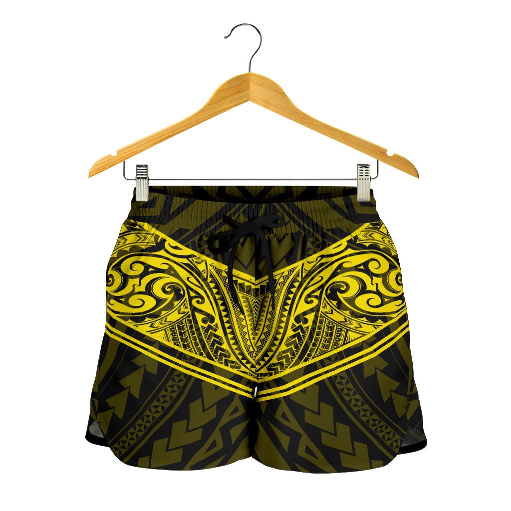 Specialty Polynesian Women's Shorts Yellow - Polynesian Pride