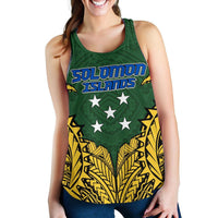 Solomon Islands Premium Racerback Tank A7 - Polynesian Pride