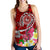 Tahiti Women's Racerback Tank - Turtle Plumeria (Red) - Polynesian Pride