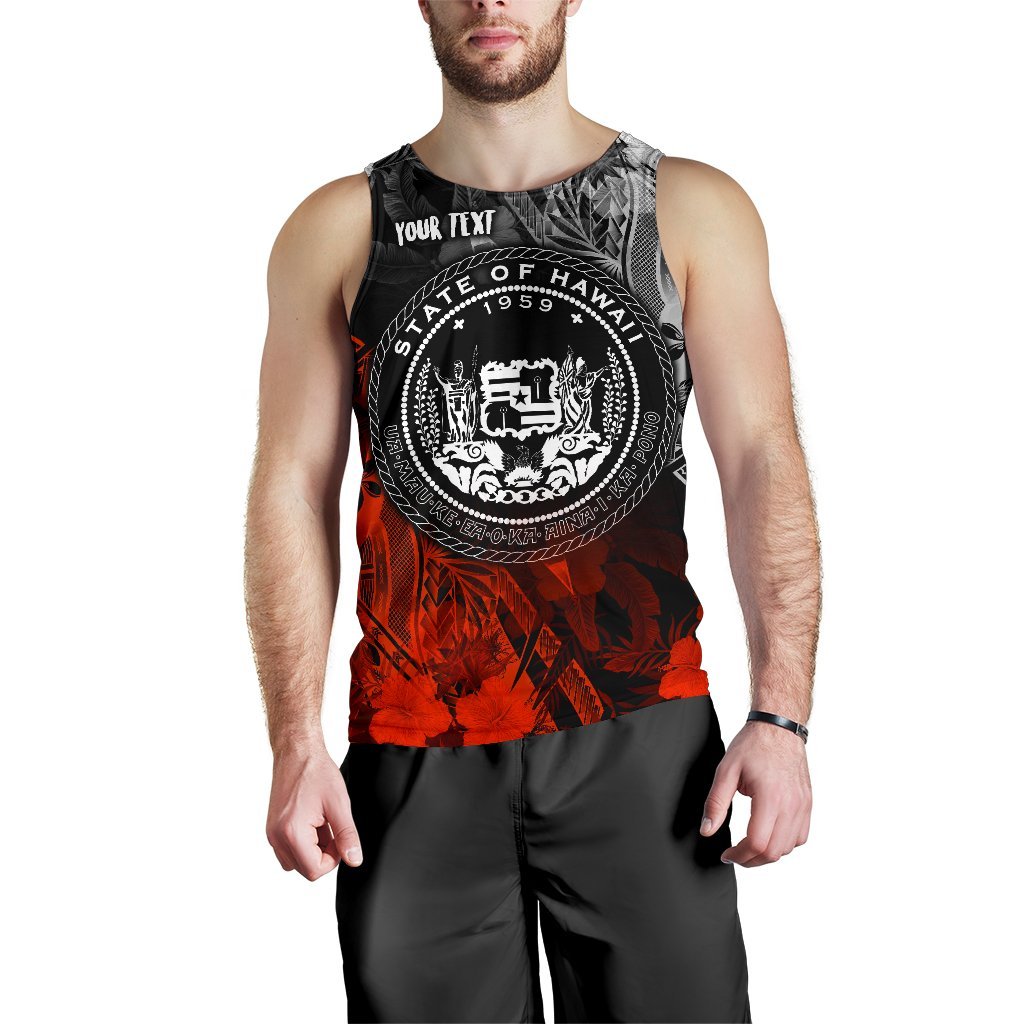 Polynesian Hawaii Personalised Men's Tank Top - Vintage Polynesian Style - Polynesian Pride