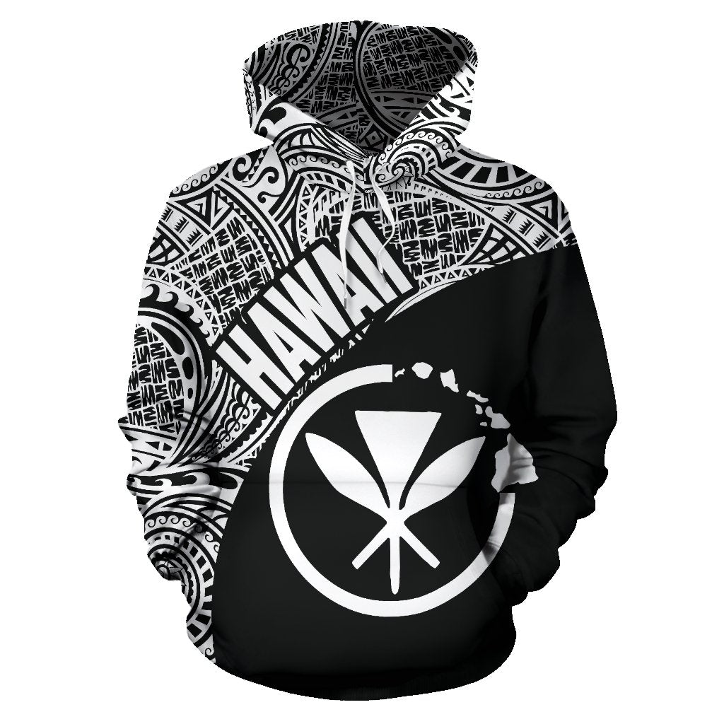 Hawaii Hoodie Kanaka Maoli Polynesian Tattoo 01 - Polynesian Pride