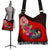 American Samoa Boho Handbag - Polynesian Hook And Hibiscus (Red) - Polynesian Pride