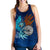 American Samoa Polynesian Women's Racerback Tank - Blue Polynesian Eagle - Polynesian Pride