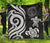 Palau Premium Quilt - White Tentacle Turtle - Polynesian Pride