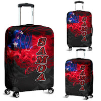 Samoa Polynesian Luggage Covers Smoking Style Black - Polynesian Pride