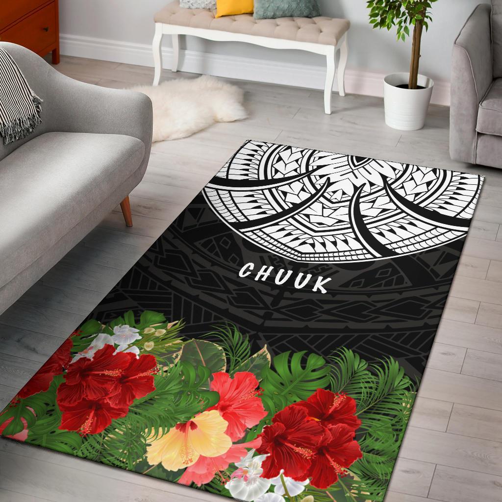 Chuuk Micronesian Area Rug - Ginger Lei Pattern - Polynesian Pride