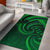 New Zealand Maori Mangopare Area Rug Polynesian - Green Green - Polynesian Pride