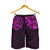 New Zealand All Over Print Men'S Shorts, Maori Polynesian Tattoo Purple Purple - Polynesian Pride