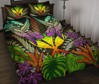 Hawaii Turtle Polynesian Tropical Quilt Bed Set - Only Style - AH - Polynesian Pride