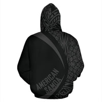 American Samoa Polynesian Zip up Hoodie Circle Style 04 - Polynesian Pride
