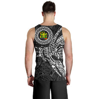 Hawaii Tank Top Polynesian Kanaka Map Hawaiian Men's Tank Top - White - TT Style - Polynesian Pride