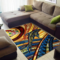 Fiji Area Rug - Dolphin Surfing - Polynesian Pride