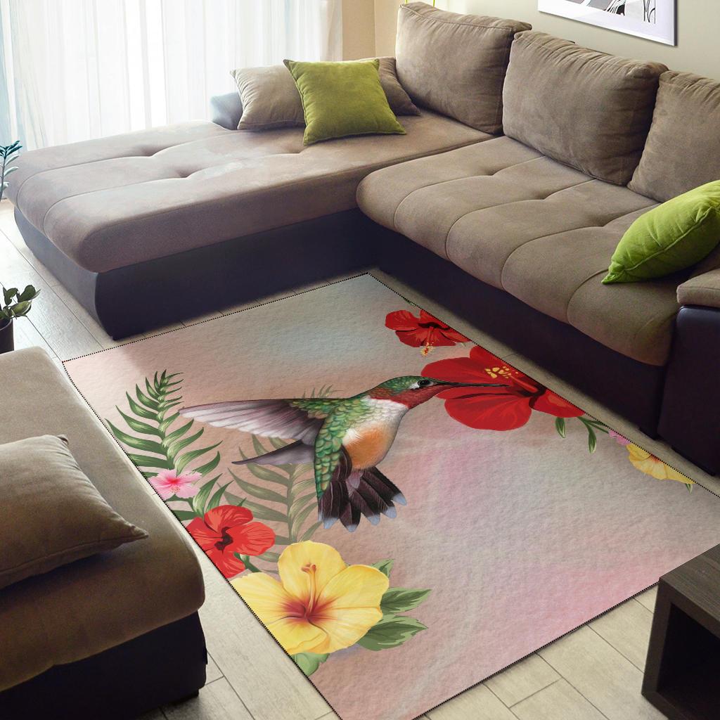 Hibiscus Bird Area Rug AH - Polynesian Pride