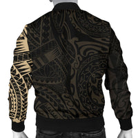 Tahiti in My Heart Polynesian Tattoo Style Men's Bomber Jacket - Polynesian Pride
