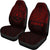 Chuuk Car Seat Covers - Chuuk Flag Black Red Version - Polynesian Pride