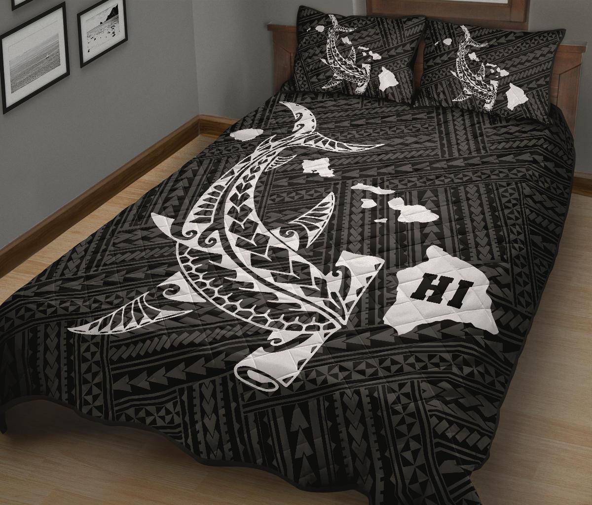 Shark Polynesia Quilt Bed Set - Polynesian Pride