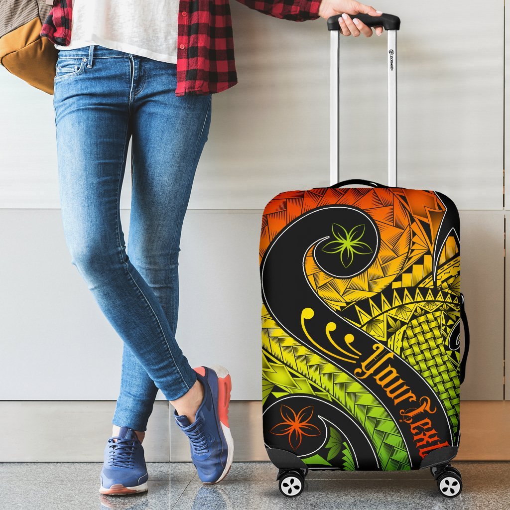 Pohnpei Personalised Luggage Covers - Polynesian Decorative Patterns Reggae - Polynesian Pride