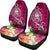 Guam Car Seat Covers - Turtle Plumeria (Pink) - Polynesian Pride