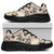 Cook Islands 1 Chunky Sneakers - The Beige Hibiscus - Polynesian Pride