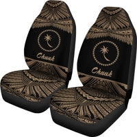 Chuuk Polynesian Car Seat Covers - Pride Gold Version - Polynesian Pride