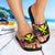 Hawaii Slide Sandals - Polynesian Hibiscus Pattern - Polynesian Pride