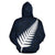 Aotearoa Maori Hoodie Silver Fern - Polynesian Pride