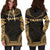 Tahiti Women's Hoodie Dress - Polynesian Gold Chief - Polynesian Pride