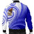 American Samoa Polynesian Custom Personalised Personalized Men's Bomber Jacket - Bald Eagle (Blue) - Polynesian Pride