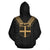 Fiji All Over Hoodie Gold Sailor Style - Polynesian Pride