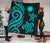 Nauru Premium Quilt - Turquoise Tentacle Turtle - Polynesian Pride