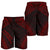 French Polynesia Men's Shorts - Polynesian Chief Red Version - Polynesian Pride