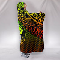 Polynesian Federated States of Micronesia Personalised Hooded Blankets - Reggae Vintage Polynesian Patterns - Polynesian Pride
