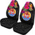 Tahiti Car Seat Covers - Polynesian Hibiscus Pattern - Polynesian Pride