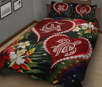 Hawaii Mate Tropical Quilt Bed Set - Pearl Style - AH - Polynesian Pride