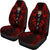 Fiji Car Seat Covers - Fiji Coat Of Arms Polynesian Tattoo Red - Polynesian Pride