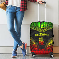 New Caledonia Polynesian Chief Luggage Cover - Reggae Version - Polynesian Pride
