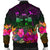 Fiji Men's Bomber Jacket - Summer Hibiscus - Polynesian Pride