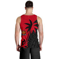 Kanaka Kings Coconut Tree Men Tank Top K4 - Polynesian Pride